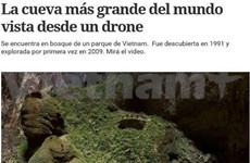 La presse argentine exalte la beauté de la grotte de Son Doong 